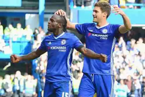 ‘What Super Eagles Victor Moses, Marcos Alonso Need To Do’- Chelsea Boss Conte